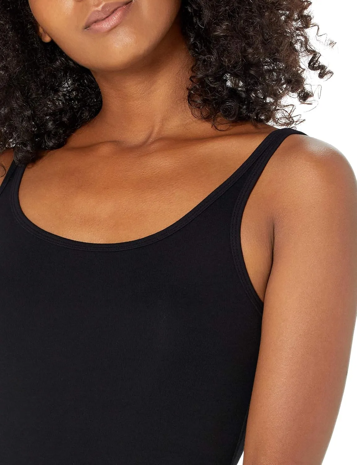 Amazon Essentials Women's Slim-Fit Thin Strap Tank Top, Pack of 2