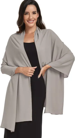 Chiffon Shawl and Wraps for Women Warm Scarves Wedding Evening Bridal Scarfs Pashmina Shawls