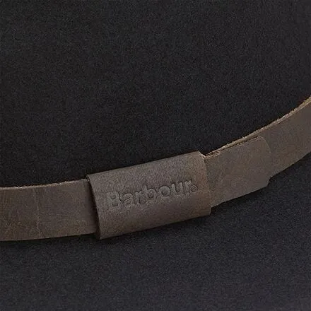 Crushable Bushman hat for men Barbour, black