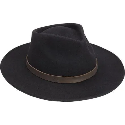 Crushable Bushman hat for men Barbour, black