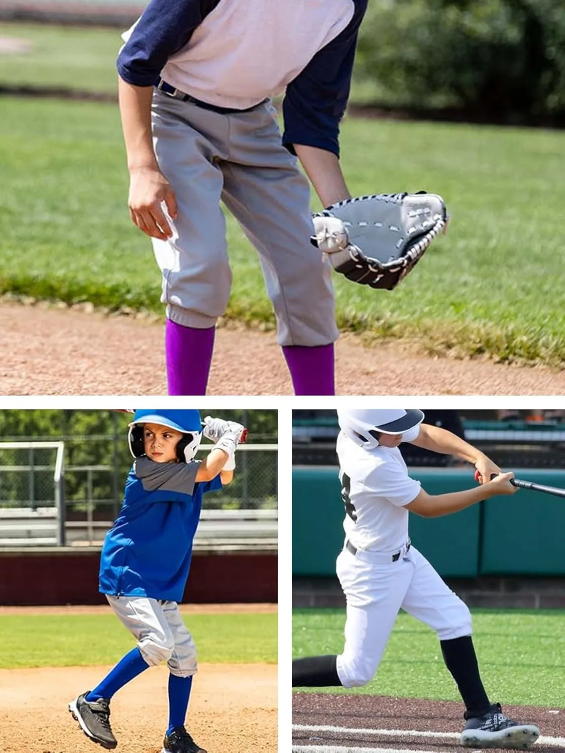 DEVOROPA 2T/3T/4T/5T to Big Kids Youth Boys Baseball Pants Girls Softball Pants Fast Pitch Tee Ball Practice Pants Pockets
