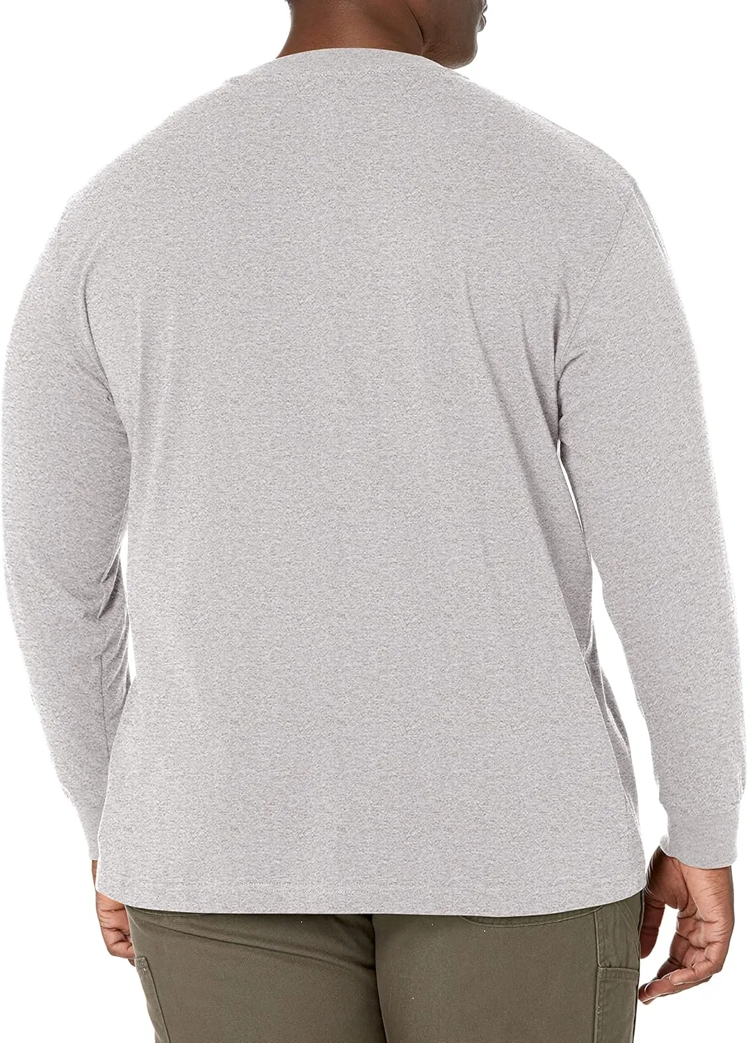 Dickies Men's Long Sleeve Heavyweight Henley