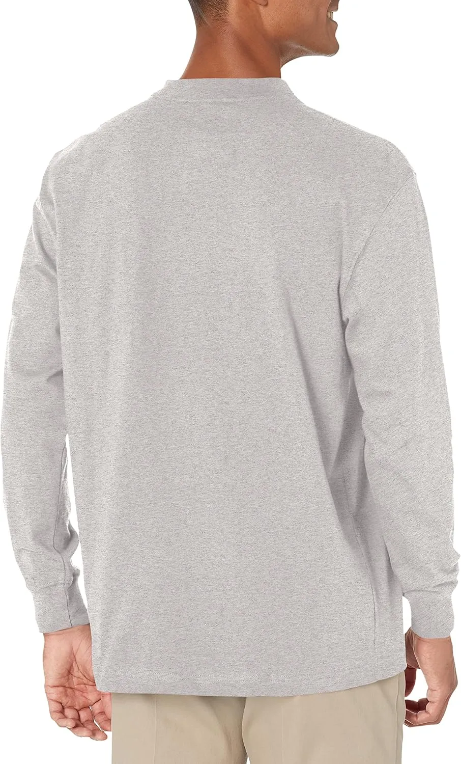 Dickies Men's Long Sleeve Heavyweight Henley