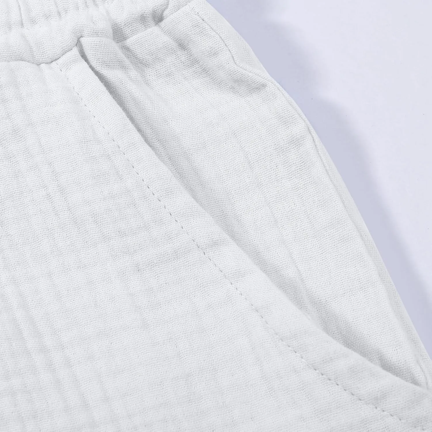 Linen Shorts for Women 2025 Summer Casual Shorts Comfy Elastic High Waisted Drawstring Beach Shorts Pajama Pants with Pockets