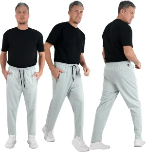 Spring Special Mens 3 Pack Baggy Jogger Sweatpants for Men with Letter Print Zipper XS-2XL Thin and Breathable