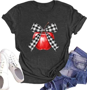 Teacher Shirt for Women Grade Teacher Appreciation Tshirt Caual Loose Teaching Tee Top