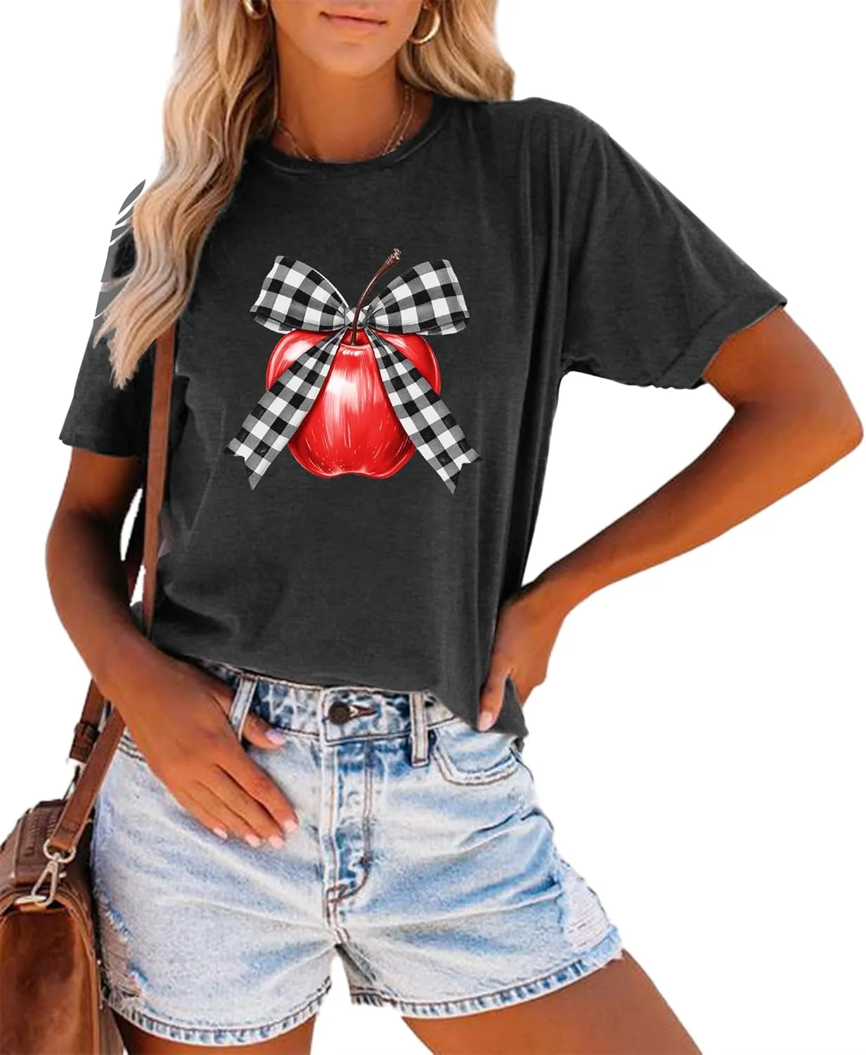 Teacher Shirt for Women Grade Teacher Appreciation Tshirt Caual Loose Teaching Tee Top
