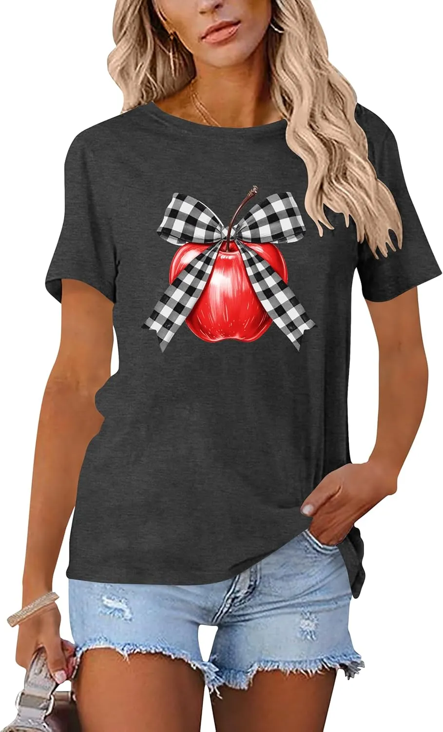 Teacher Shirt for Women Grade Teacher Appreciation Tshirt Caual Loose Teaching Tee Top