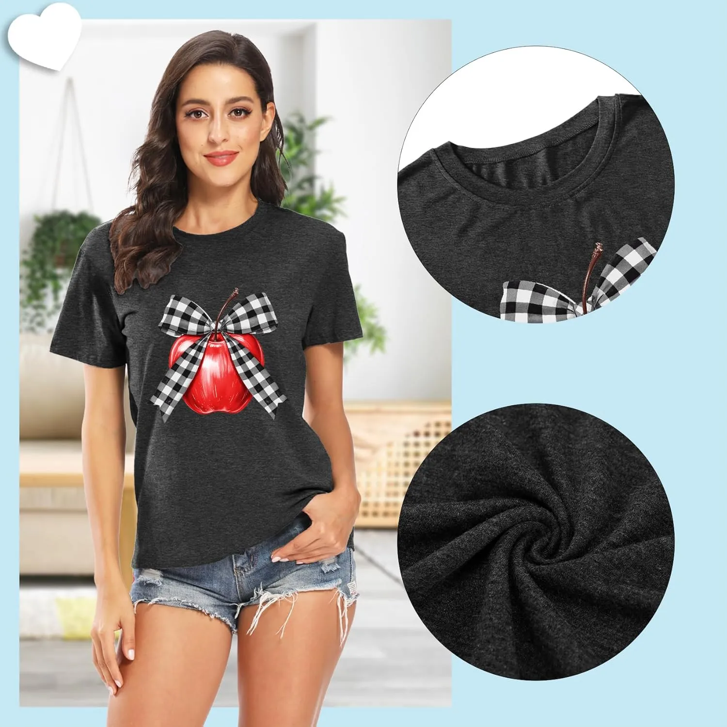 Teacher Shirt for Women Grade Teacher Appreciation Tshirt Caual Loose Teaching Tee Top
