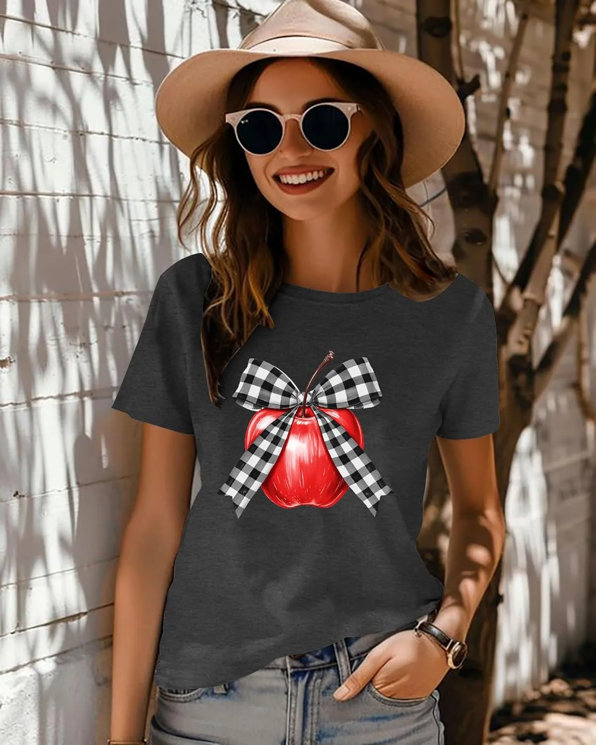 Teacher Shirt for Women Grade Teacher Appreciation Tshirt Caual Loose Teaching Tee Top