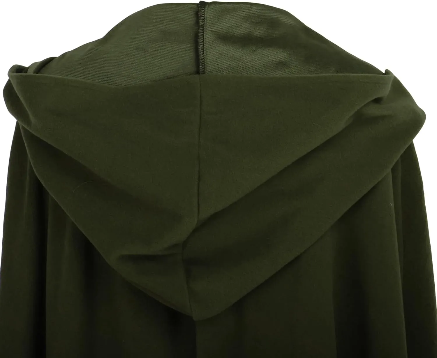 YOYEMAN Medieval Hooded Cloak Unisex Witch Cape Woolen Cloth Vintage Cosplay Cape for Halloween
